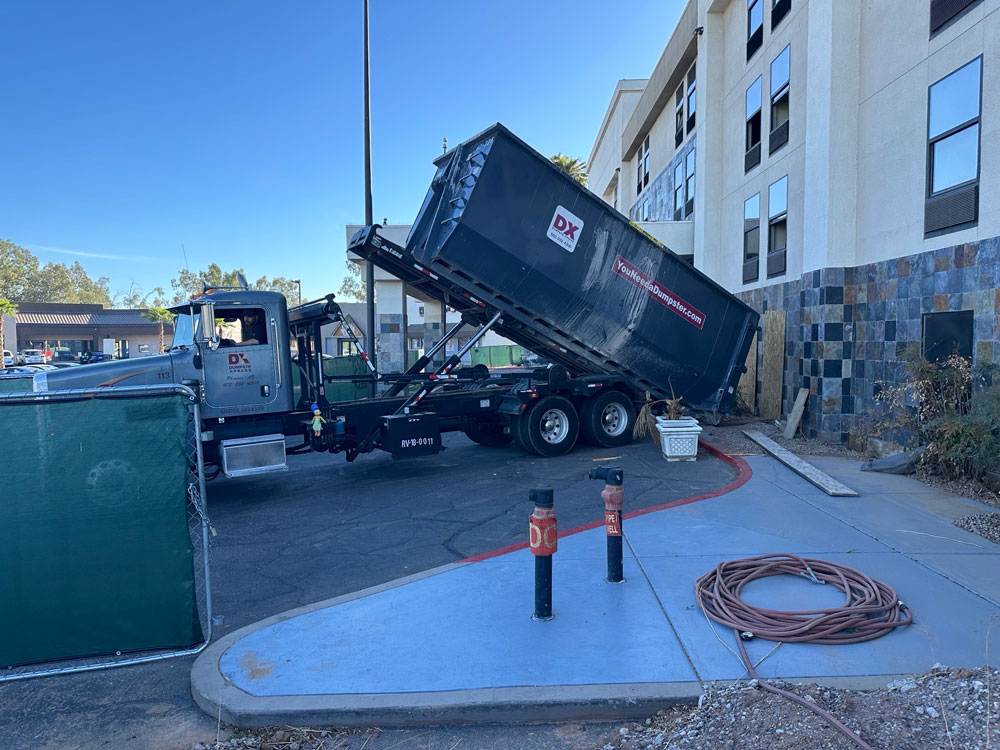 Featured image for “Supporting Large-Scale Construction Projects in Phoenix: 30 Dumpsters for a Hotel Remodel”