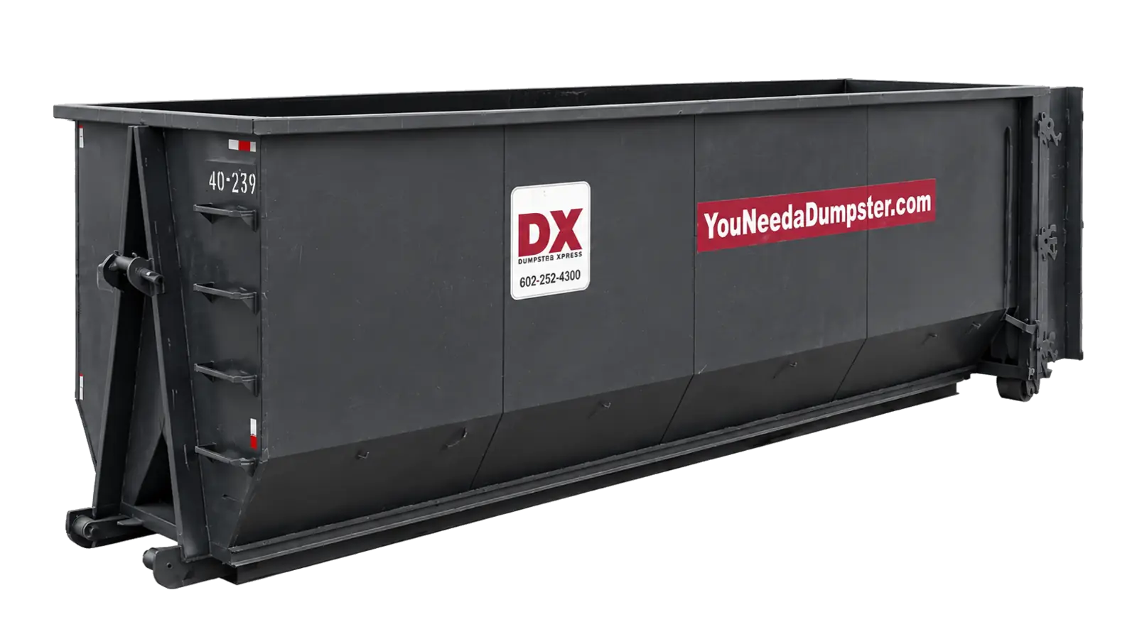 DX 40-yard roll-off dumpster rental in Phoenix, Arizona